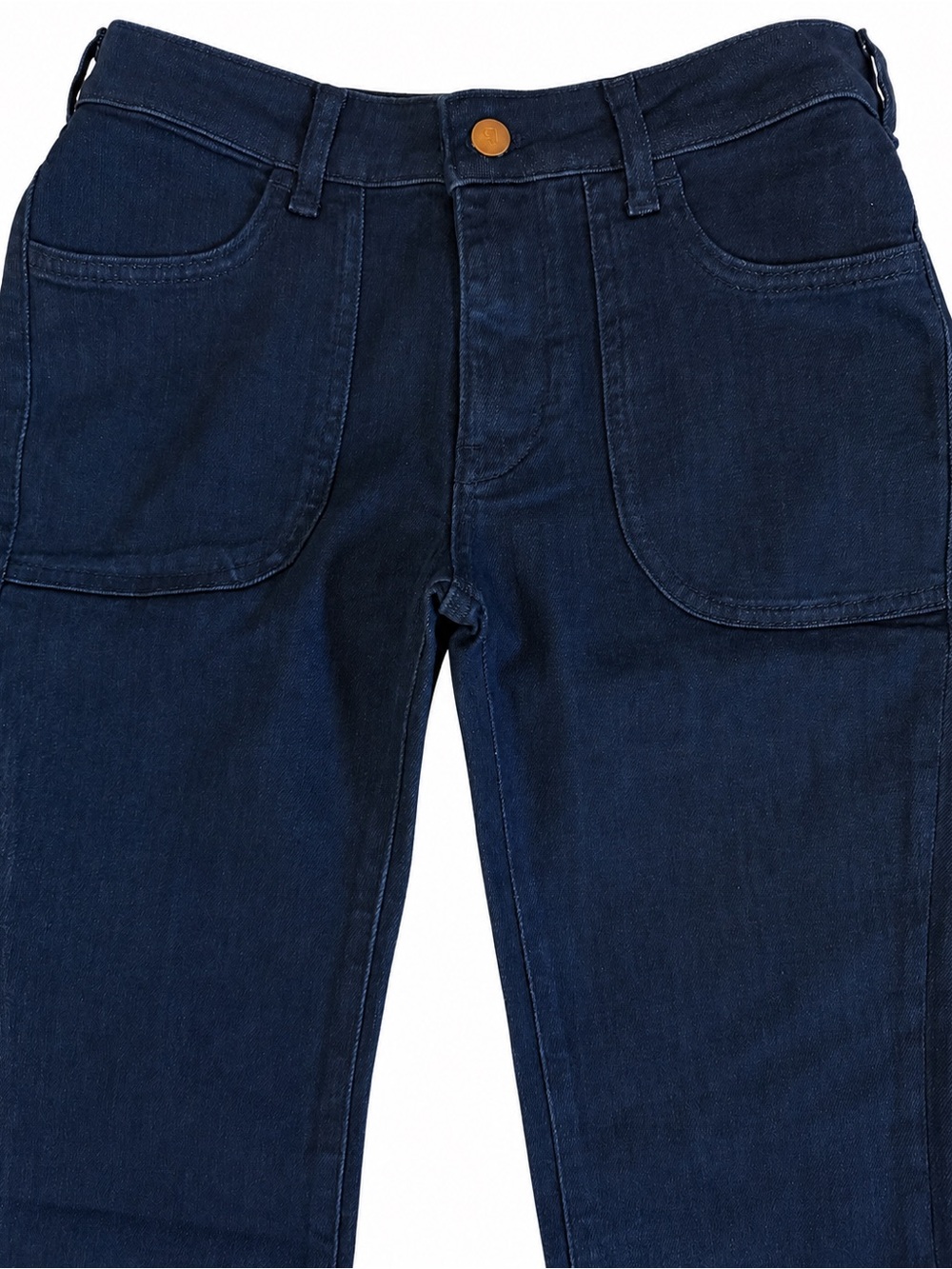 Anthropologie Icon Low Rise Flare Jeans 26 Pilcro Dark Wash Blue Cotton NWOT - Picture 6 of 13